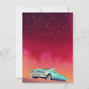 Invitation Vieille voiture de collection