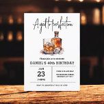 Invitation Vieilli à Perfection 40e fête d'anniversaire de Wh<br><div class="desc">Levez un verre pour célébrer avec style avec cette invitation pour la fête d'anniversaire du Whiskey Adulte Bourbon. Dotée d'un design rustique mais sophistiqué inspiré par les étiquettes classiques du whisky, cette invitation est parfaite pour les amateurs d'esprits fins. Avec une typographie audacieuse et des tons riches et terreux, il...</div>