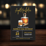 Invitation Vieilli à Perfection Whisky Cigar 30e anniversaire<br><div class="desc">Levez un verre pour célébrer avec style avec cette invitation pour la fête d'anniversaire du Whiskey Adulte Bourbon. Dotée d'un design rustique mais sophistiqué inspiré par les étiquettes classiques du whisky, cette invitation est parfaite pour les amateurs d'esprits fins. Avec une typographie audacieuse et des tons riches et terreux, il...</div>