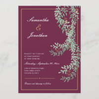 Vignes à feuilles vertes Sage | Mariage couleur ca