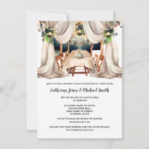 Invitation Vignoble blanc vert vigne vigne vigne ferme à mang