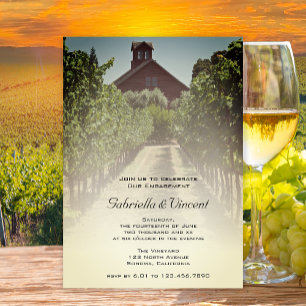 Invitation Vignoble et Red Barn