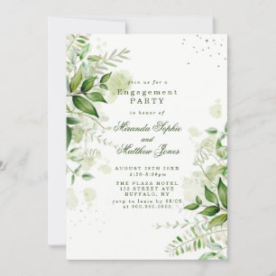 Invitation Vignoble rustique Vignoble White Engagement Party