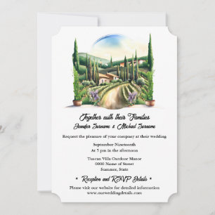 Invitation Vignoble Toscane maisons paysager ferme viticole