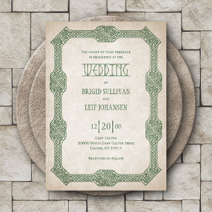 Invitation Viking Celtic Gamer Mariage