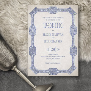 Invitation Viking Celtic Gamer Mariage