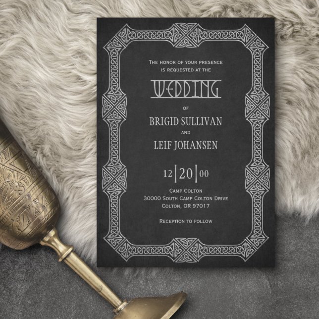 Invitation Viking Celtic Gamer Mariage (Créateur téléchargé)