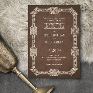 Invitation Viking Celtic Gamer Mariage