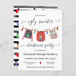 Invitation Vilaine fête de Noël