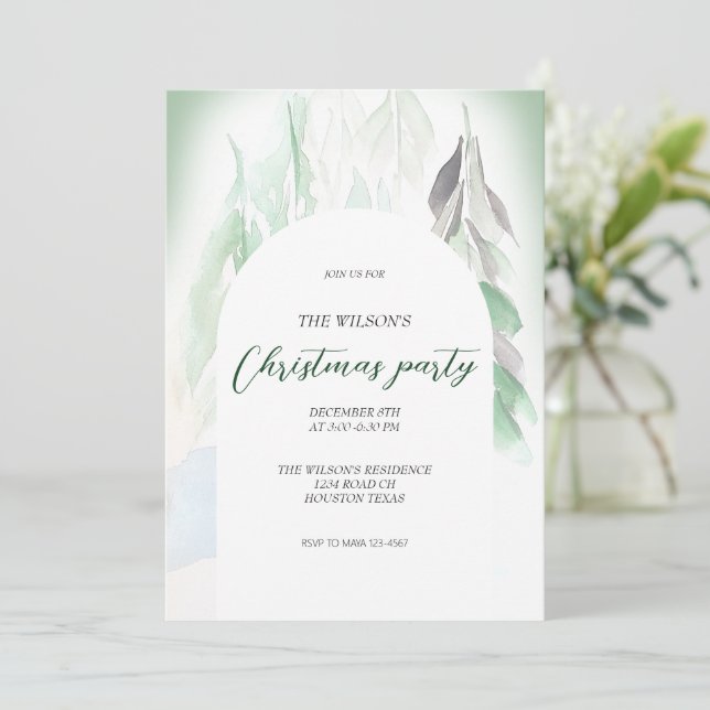 Invitation Village de Noël artistique (Debout devant)