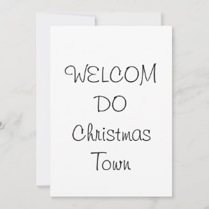 Invitation Ville de Noël