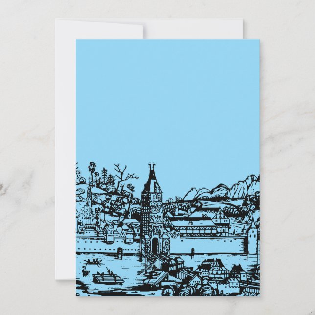 Invitation Ville d'Ulm dans le Bade-Wurtemberg en Allemagne (Devant)