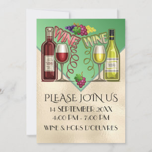 Invitation Vin et Amis - Voir au verso -