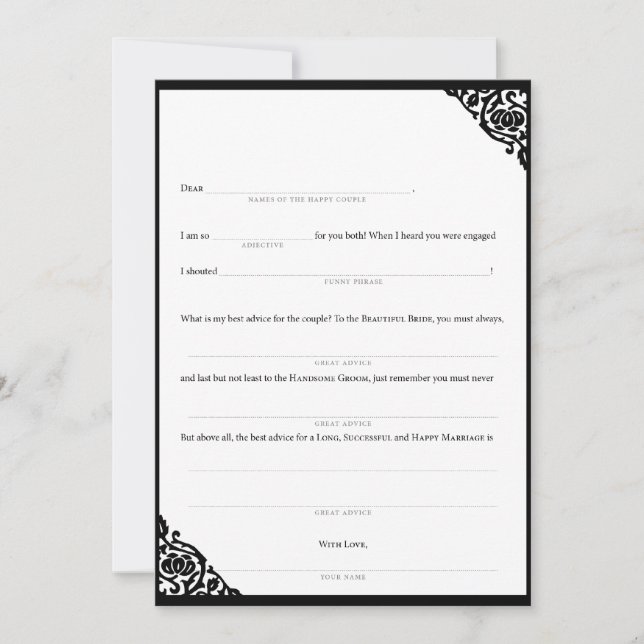 Invitation Vin noir Mariage (Devant)