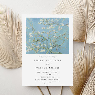 Invitation Vincent Van Gogh Almond Blossom Floral Mariage