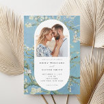 Invitation Vincent Van Gogh Almond Blossom Mariage photo<br><div class="desc">Faire-part de mariage moderne élégant avec peinture Vincent Van Gogh Almond Blossom et votre photo.</div>
