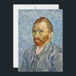 Invitation Vincent Van Gogh - Autoportrait<br><div class="desc">Autoportrait / Portrait de l'artiste / Portrait de l'artiste par Vincent Van Gogh en 1889</div>
