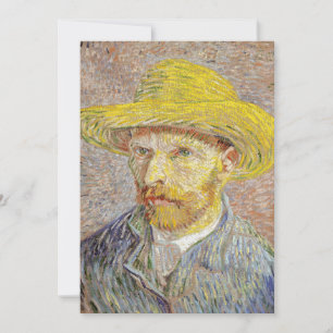 Invitation Vincent van Gogh - Autoportrait avec Casquette de