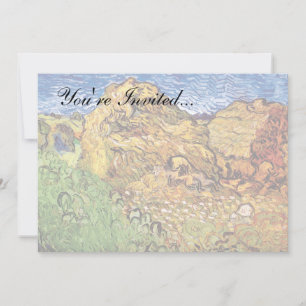 Invitation Vincent Van Gogh - Champ aux meules de blé