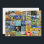 Invitation Vincent van Gogh - chefs-d'oeuvre Mosaic Patchwork<br><div class="desc">Vincent van Gogh - Pièces maîtresses Patchwork,  grille 5x7</div>