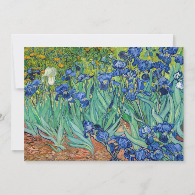 Invitation Vincent Van Gogh - Iris (Devant)