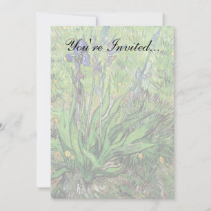 Invitation Vincent Van Gogh - Iris Nature Lover Fine Art