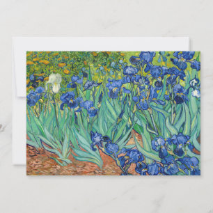 Invitation Vincent Van Gogh - Irises