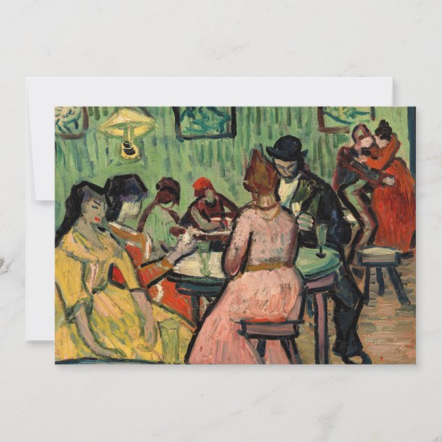 Invitation Vincent van Gogh - La Maison de Tolérance (Devant)