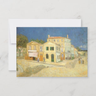 Invitation Vincent van Gogh - La Maison Jaune (La Rue)