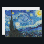 Invitation Vincent Van Gogh La Nuit étoilée<br><div class="desc">Vincent Van Gogh's The Starry Night Detail</div>