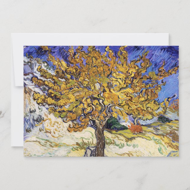 Invitation Vincent van Gogh - Le Mûrier (Devant)