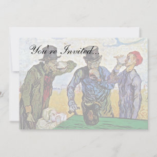 Invitation Vincent Van Gogh - Les Buveurs - Beaux-Arts