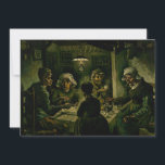 Invitation Vincent van Gogh - Les mangeurs de pommes de terre<br><div class="desc">Les mangeurs de pommes de terre - Vincent van Gogh,  1885</div>