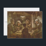 Invitation Vincent van Gogh - Les mangeurs de pommes de terre<br><div class="desc">The Potato Eaters (1885) de Vincent van Gogh est un Post impressionnisme vintage de peinture de la vie quotidienne et est considéré comme l'une des premières grandes oeuvres d'art de van Gogh. Van Gogh a dit qu'il voulait représenter les paysans comme ils étaient vraiment. Il a délibérément choisi des modèles...</div>