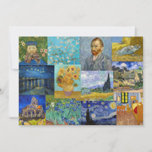 Invitation Vincent Van Gogh - Masterpieces Patchwork