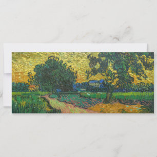 Invitation Vincent van Gogh - Paysage à Twilight