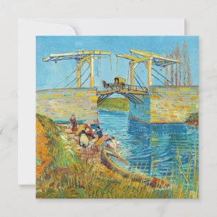 Invitation Vincent van Gogh - Pont de Langlois à Arles #1