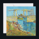 Invitation Vincent van Gogh - Pont Langlois à Arles #1<br><div class="desc">Le pont des Langlois à Arles avec femmes Laver - Vincent van Gogh,  Huile sur toile,  1888,  Arles</div>