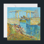 Invitation Vincent van Gogh - Pont Langlois à Arles #1<br><div class="desc">Le pont des Langlois à Arles avec femmes Laver - Vincent van Gogh,  Huile sur toile,  1888,  Arles</div>
