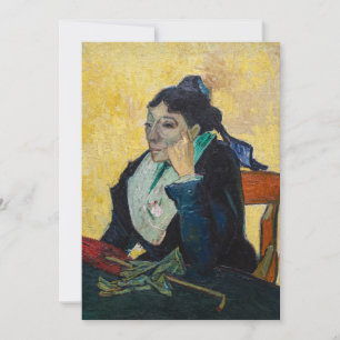 Invitation Vincent Van Gogh - Portrait de Madame Ginoux