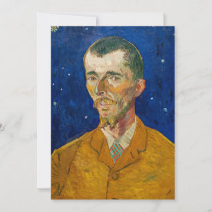 Invitation Vincent Van Gogh - Portrait d'Eugene Boch, Arles