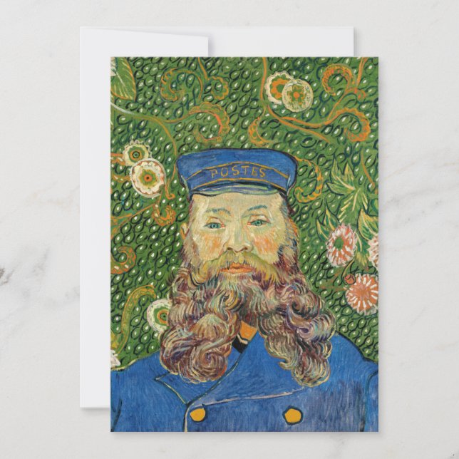 Invitation Vincent Van Gogh - Postman Joseph Roulin (Devant)