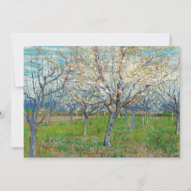 Invitation Vincent van Gogh - Verger Rose (Devant)
