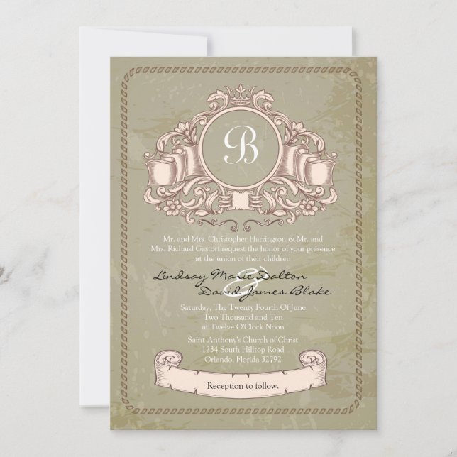Invitation Vinification Vintage 5x7 (Devant)