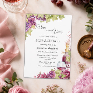 Invitation Vino chic avant les Vœux Enterrement de vie de jeu
