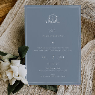 Invitation Vins Intemporels La Nuit Avant Bleu Dusty