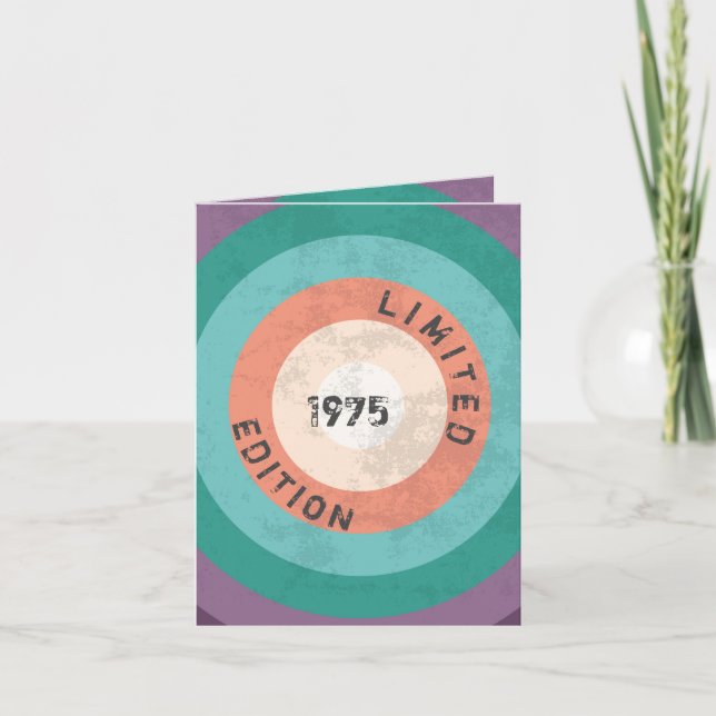 Invitation Vintage 1975 Limited Edition 50e anniversaire (Devant)