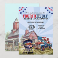 Vintage BBQ Party USA 4 juillet