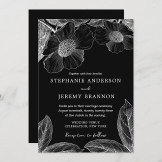 Invitation vintage Botanique Line