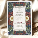 Invitation Vintage Bourgogne Bleu Mariage Art Nouveau<br><div class="desc">Invitations de mariage Art Nouveau Vintage par Alphonse Mucha dans un design floral, romantique et fantaisiste. Les fleurs victoriennes complètent les polices art déco classiques. Entrez vos informations personnalisées, et vous avez terminé. Si vous souhaitez modifier la conception, cliquez simplement sur le bouton bleu "Customiser". Merci tellement pour considérer mon...</div>